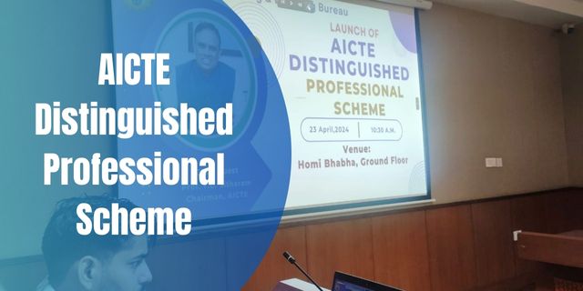 AICTE Distinguished Professional Scheme 