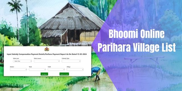 Bhoomi Online Parihara Village List 