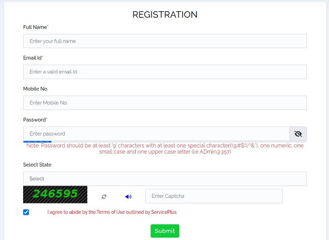 Registration Form