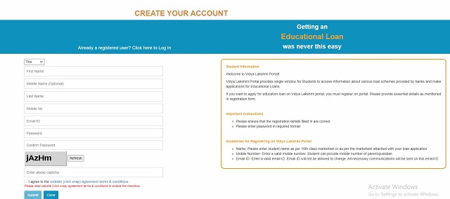 Registration Form 