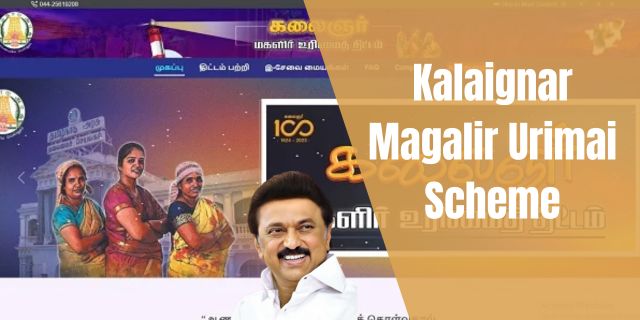 Kalaignar Magalir Urimai Scheme