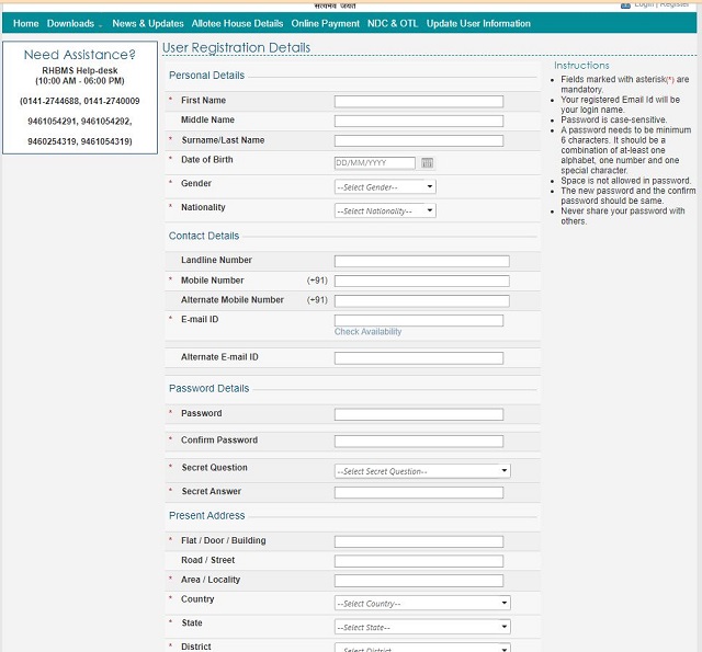 Registration Form