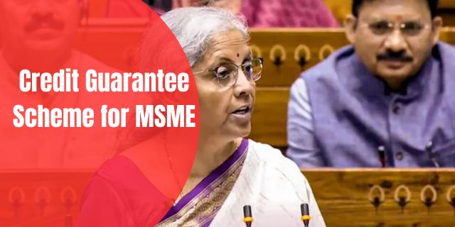 Credit Guarantee Scheme for MSME