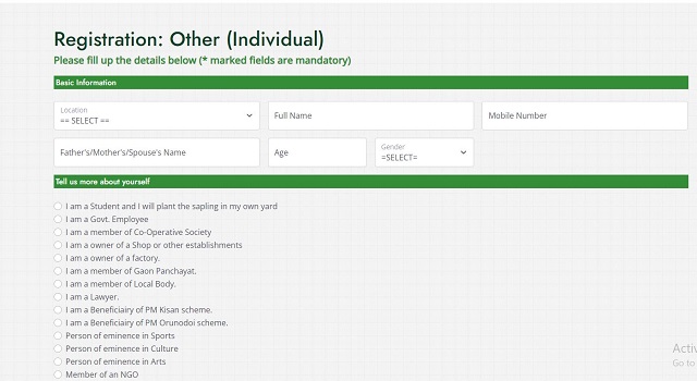 Registration Form