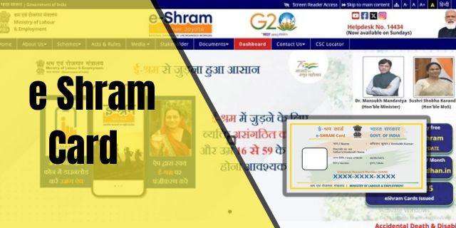 e Shram Card Apply Online