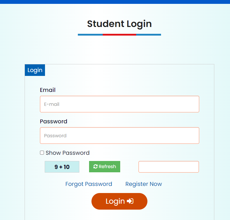 Student Login