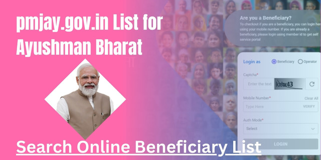 pmjay.gov.in List for Ayushman Bharat