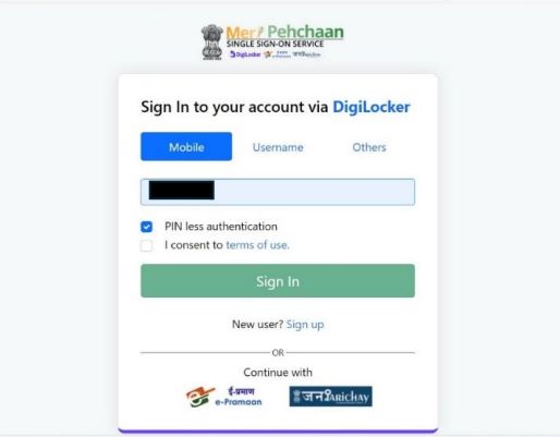 Digilocker account