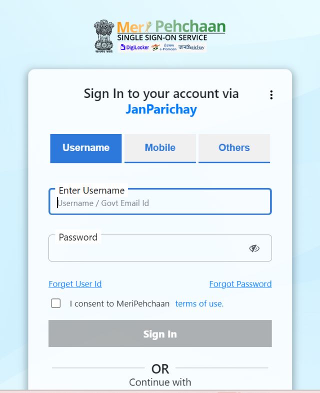 Login Form