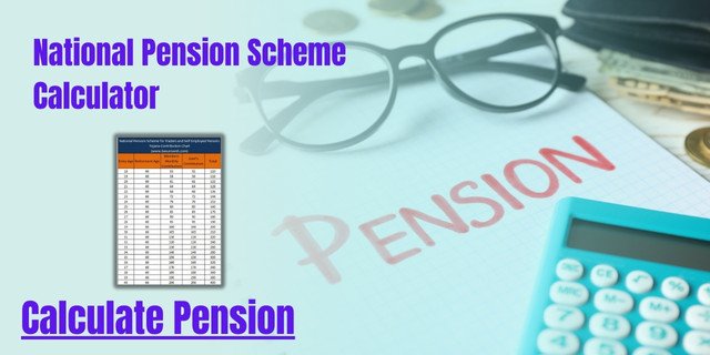 National Pension Scheme Calculator