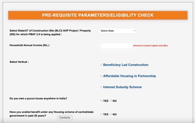 Check PM Awas Yojana Urban 2.0 Eligibility