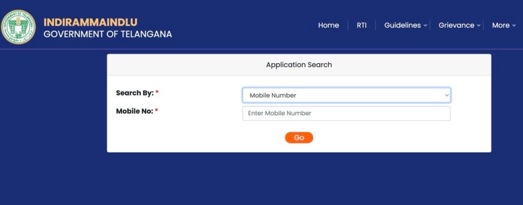 Indiramma Illu Sanction List By Mobile No