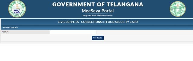 Delete Name in Telangana Ration Card 