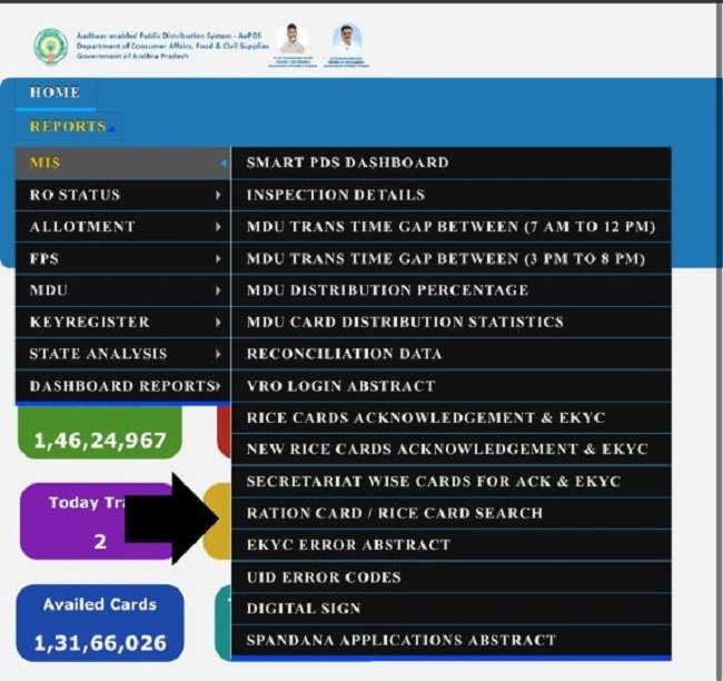 epdsap.ap.gov.in Status Check Online