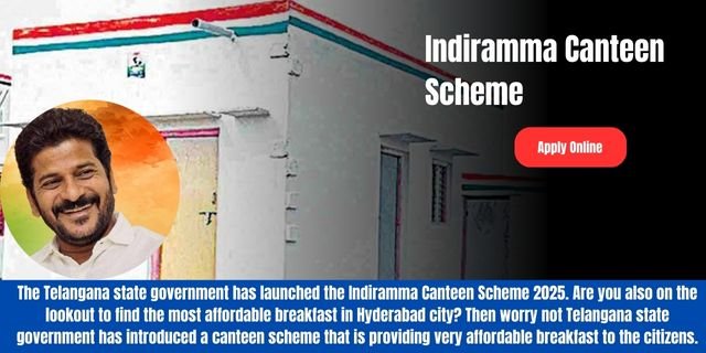 Indiramma Canteen Scheme